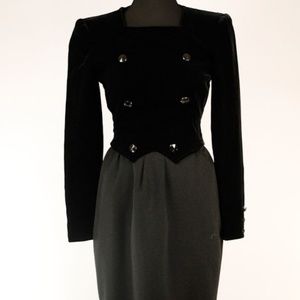 Valentino Tuxedo Dress